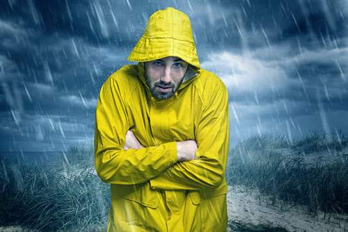 regen stehen